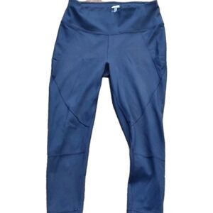 AVIA Women's Medium 8-10 Blue Leggings Workout wear casual